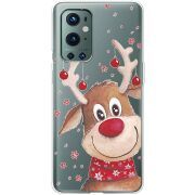 Прозрачный чехол BoxFace OnePlus 9 Pro Winter Deer