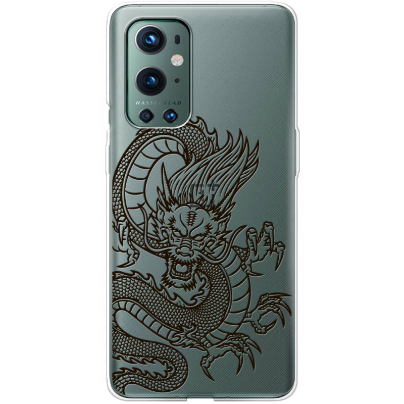 Прозрачный чехол BoxFace OnePlus 9 Pro Chinese Dragon
