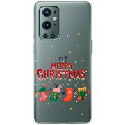 Прозрачный чехол BoxFace OnePlus 9 Pro Merry Christmas