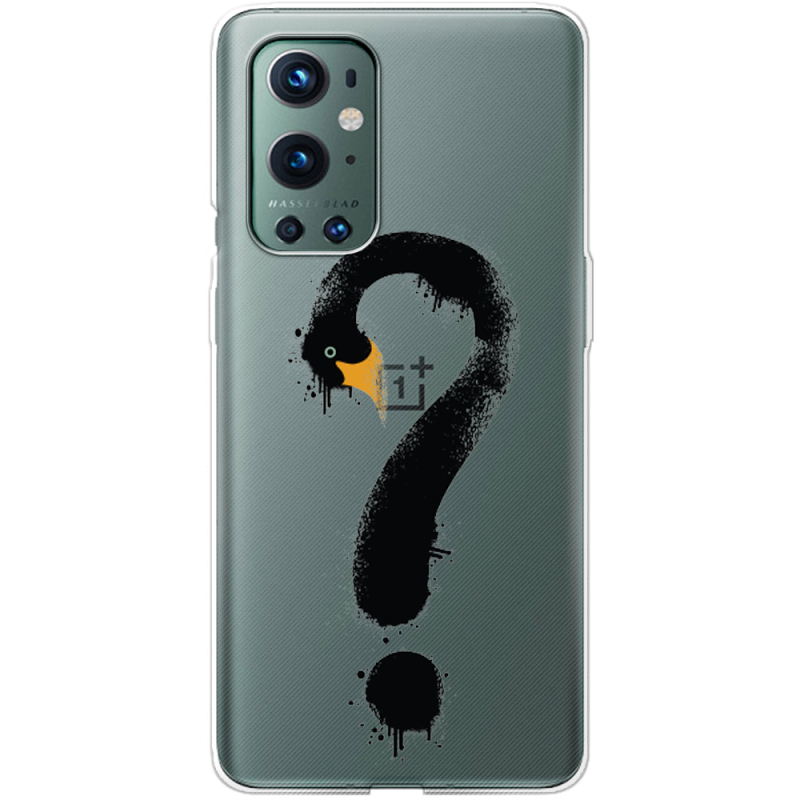 Прозрачный чехол BoxFace OnePlus 9 Pro Swan question