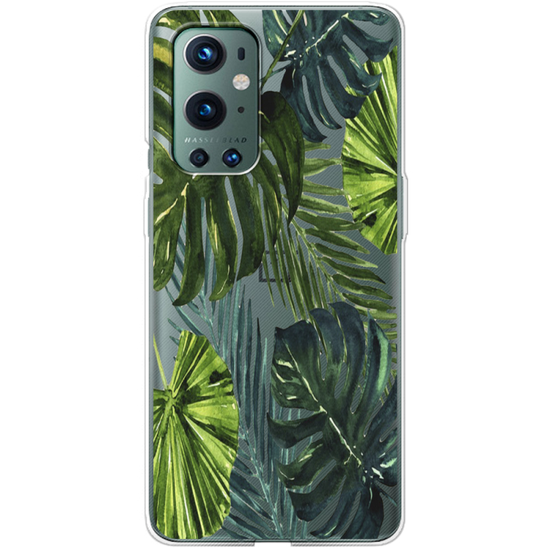 Прозрачный чехол BoxFace OnePlus 9 Pro Palm Tree