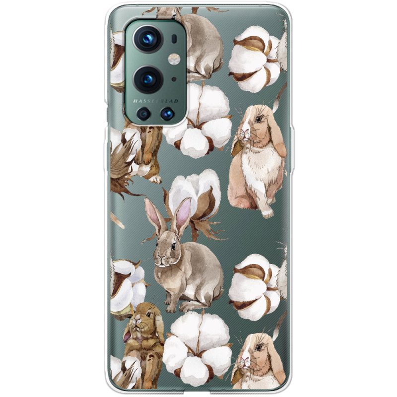 Прозрачный чехол BoxFace OnePlus 9 Pro Cotton and Rabbits