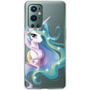 Чехол со стразами OnePlus 9 Pro Unicorn Queen