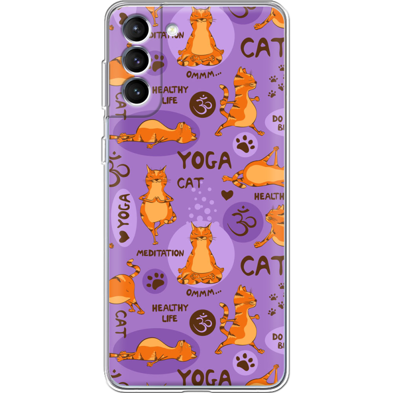Чехол BoxFace Samsung Galaxy S21 FE (G990) Yoga Cat