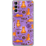 Чехол BoxFace Samsung Galaxy S21 FE (G990) Yoga Cat