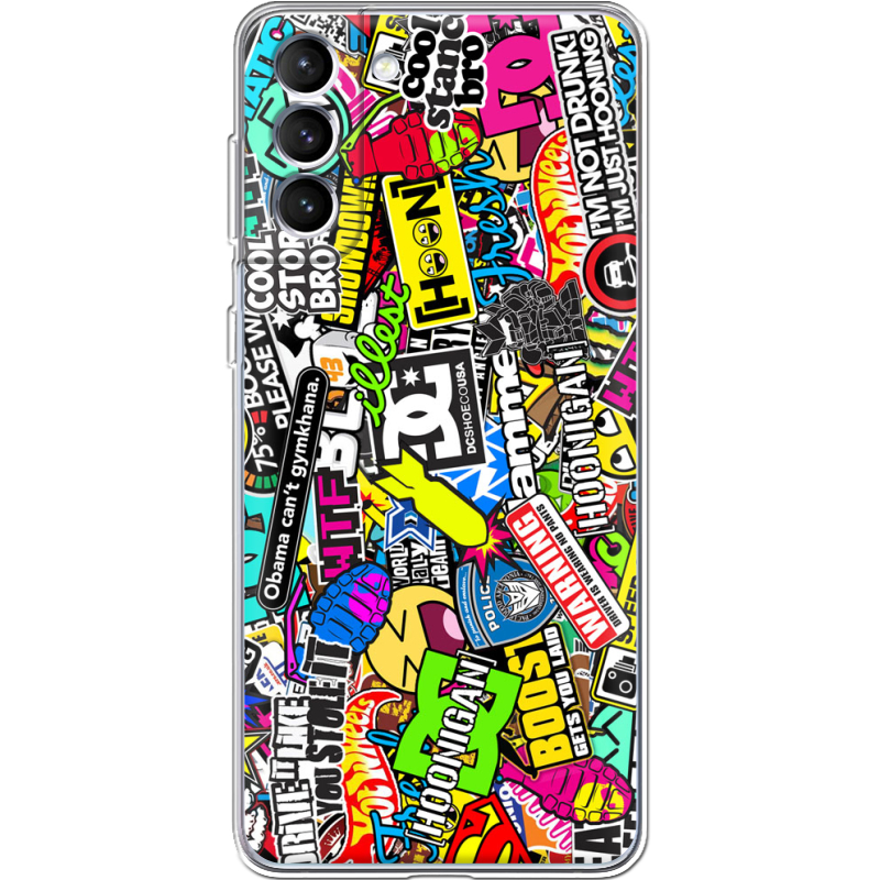 Чехол BoxFace Samsung Galaxy S21 FE (G990) Multicolored Inscriptions