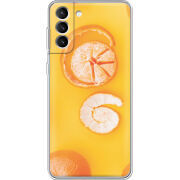 Чехол BoxFace Samsung Galaxy S21 FE (G990) Yellow Mandarins