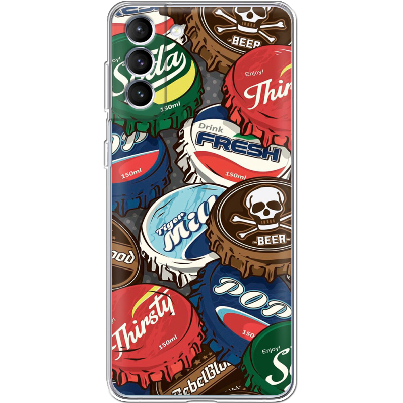 Чехол BoxFace Samsung Galaxy S21 FE (G990) Drink Lids