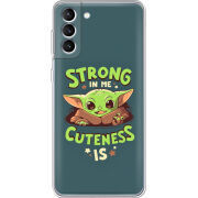 Чехол BoxFace Samsung Galaxy S21 FE (G990) Strong in me Cuteness is