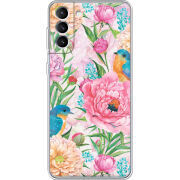 Чехол BoxFace Samsung Galaxy S21 FE (G990) Birds in Flowers