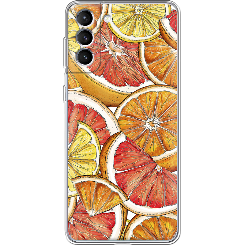 Чехол BoxFace Samsung Galaxy S21 FE (G990) Citrus Pattern