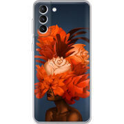 Чехол BoxFace Samsung Galaxy S21 FE (G990) Exquisite Orange Flowers