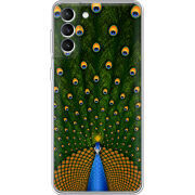 Чехол BoxFace Samsung Galaxy S21 FE (G990) Peacocks Tail