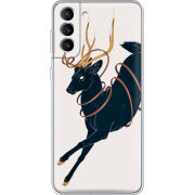 Чехол BoxFace Samsung Galaxy S21 FE (G990) Black Deer