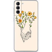 Чехол BoxFace Samsung Galaxy S21 FE (G990) Flower Hands