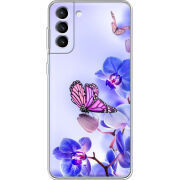 Чехол BoxFace Samsung Galaxy S21 FE (G990) Orchids and Butterflies