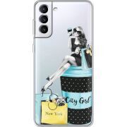 Прозрачный чехол BoxFace Samsung Galaxy S21 FE G990 City Girl