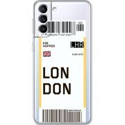 Прозрачный чехол BoxFace Samsung Galaxy S21 FE G990 Ticket London