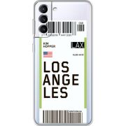 Прозрачный чехол BoxFace Samsung Galaxy S21 FE G990 Ticket Los Angeles