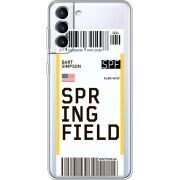 Прозрачный чехол BoxFace Samsung Galaxy S21 FE G990 Ticket Springfield