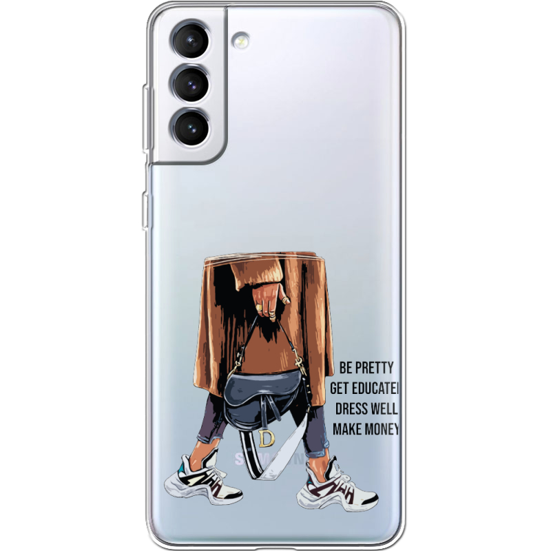 Прозрачный чехол BoxFace Samsung Galaxy S21 FE G990 Motivation