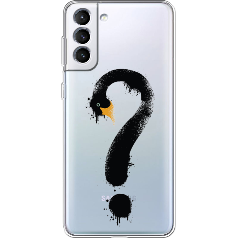Прозрачный чехол BoxFace Samsung Galaxy S21 FE G990 Swan question