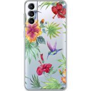 Прозрачный чехол BoxFace Samsung Galaxy S21 FE G990 Tropical