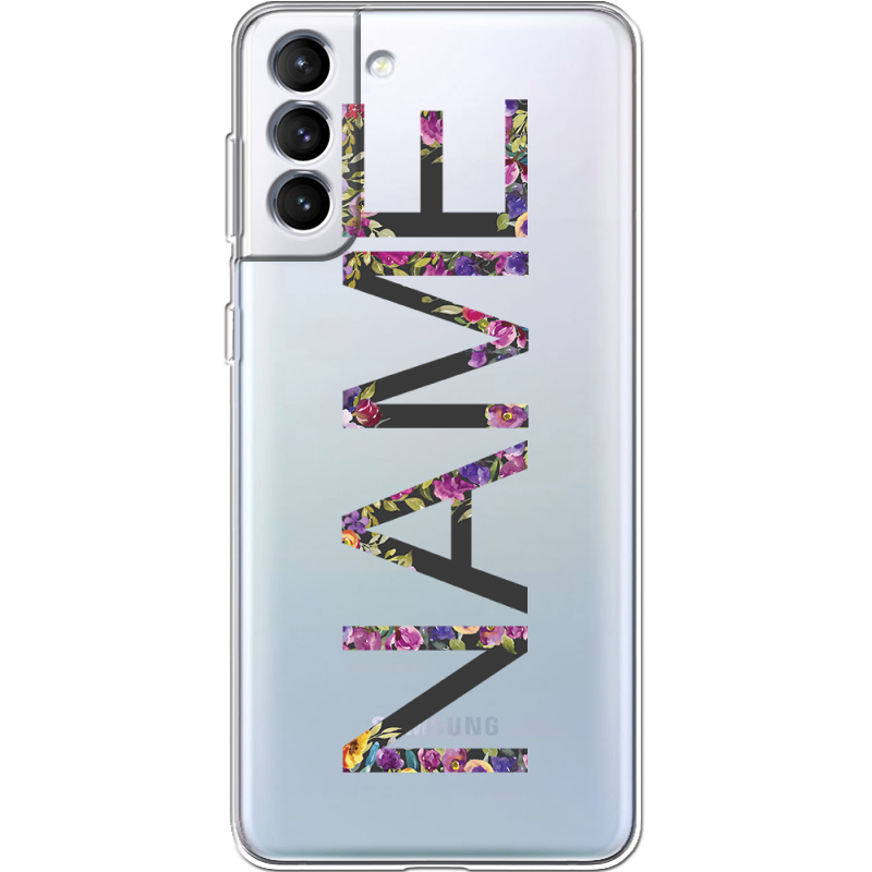 Прозрачный чехол BoxFace Samsung Galaxy S21 FE G990 Именной