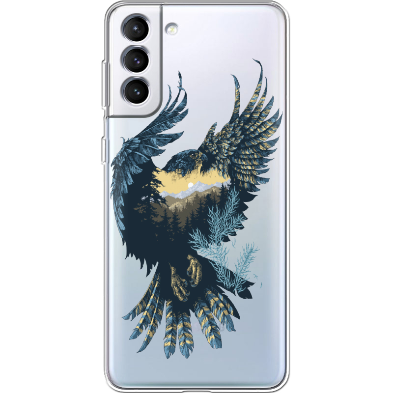 Прозрачный чехол BoxFace Samsung Galaxy S21 FE G990 Eagle