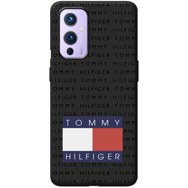 Черный чехол BoxFace OnePlus 9 Tommy Print