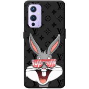 Черный чехол BoxFace OnePlus 9 looney bunny