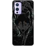 Черный чехол BoxFace OnePlus 9 Wolf