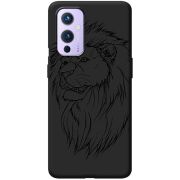 Черный чехол BoxFace OnePlus 9 Lion