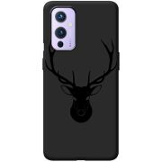 Черный чехол BoxFace OnePlus 9 Deer