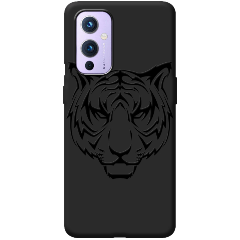 Черный чехол BoxFace OnePlus 9 Tiger