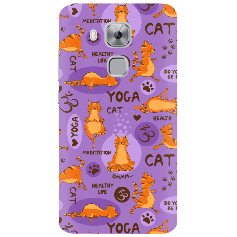 Чехол Uprint Huawei Nova Plus Yoga Cat