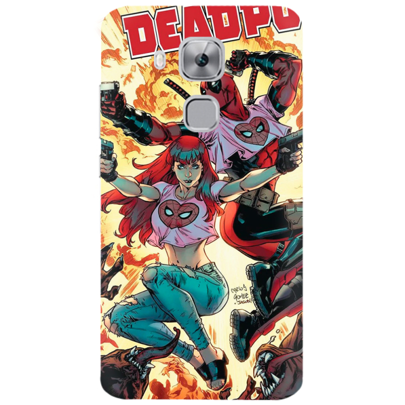 Чехол Uprint Huawei Nova Plus Deadpool and Mary Jane