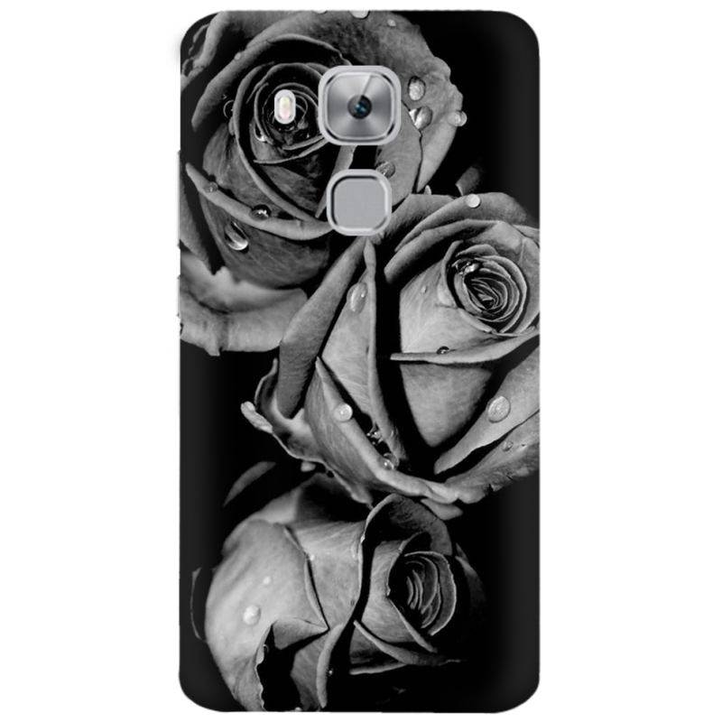 Чехол Uprint Huawei Nova Plus Black and White Roses