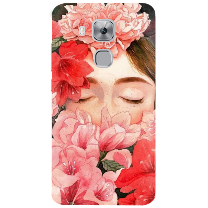 Чехол Uprint Huawei Nova Plus Girl in Flowers