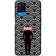 Черный чехол BoxFace OPPO A54 Man Pattern