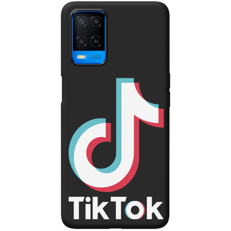 Черный чехол BoxFace OPPO A54 Tik Tok