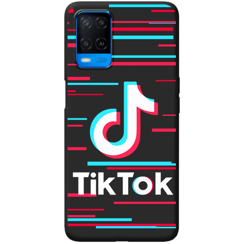 Черный чехол BoxFace OPPO A54 Tik Tok