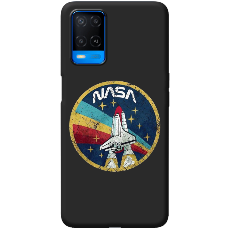 Черный чехол BoxFace OPPO A54 NASA