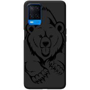 Черный чехол BoxFace OPPO A54 Grizzly Bear