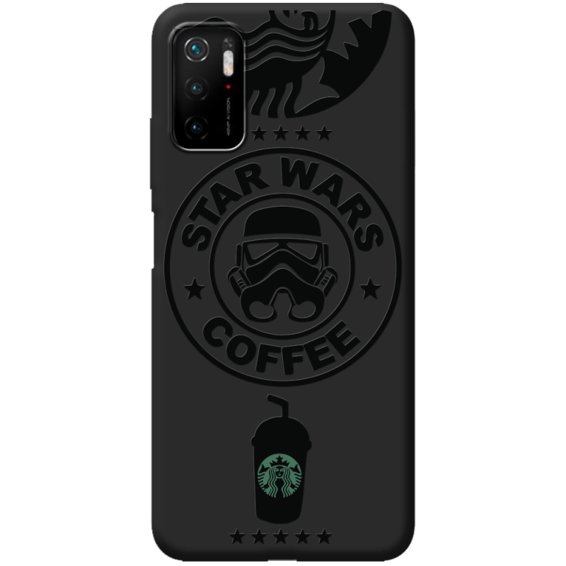 Черный чехол BoxFace Poco M3 Pro Dark Coffee