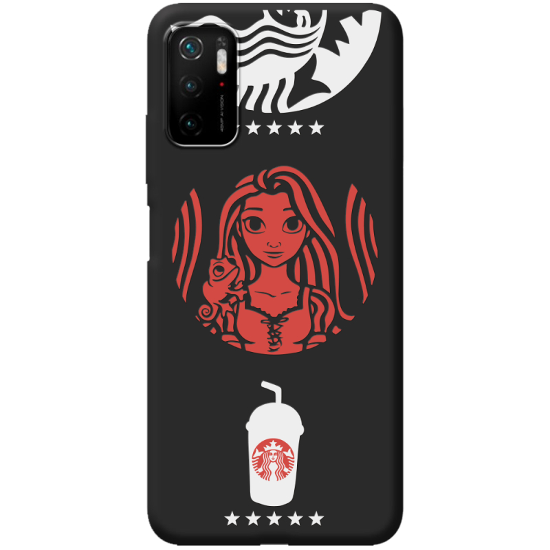 Черный чехол BoxFace Poco M3 Pro RedWhite Coffee