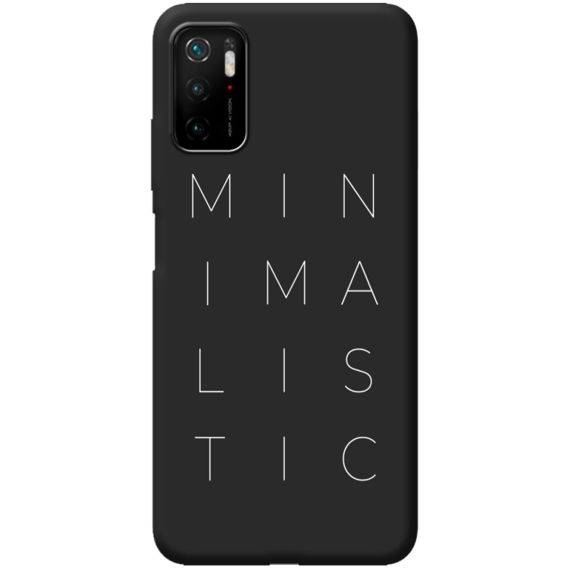 Черный чехол BoxFace Poco M3 Pro Minimalistic