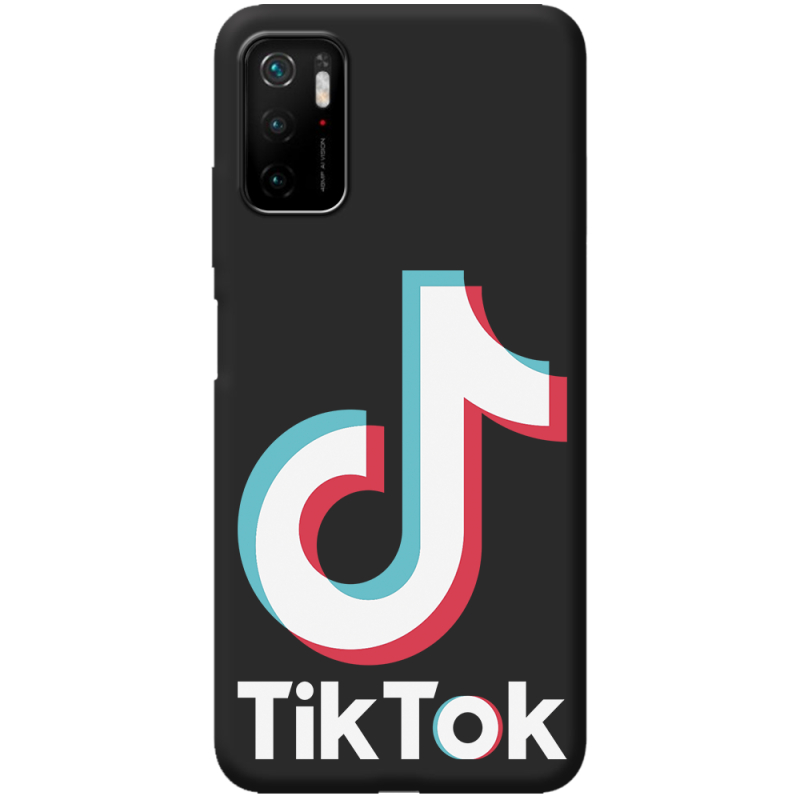 Черный чехол BoxFace Poco M3 Pro Tik Tok