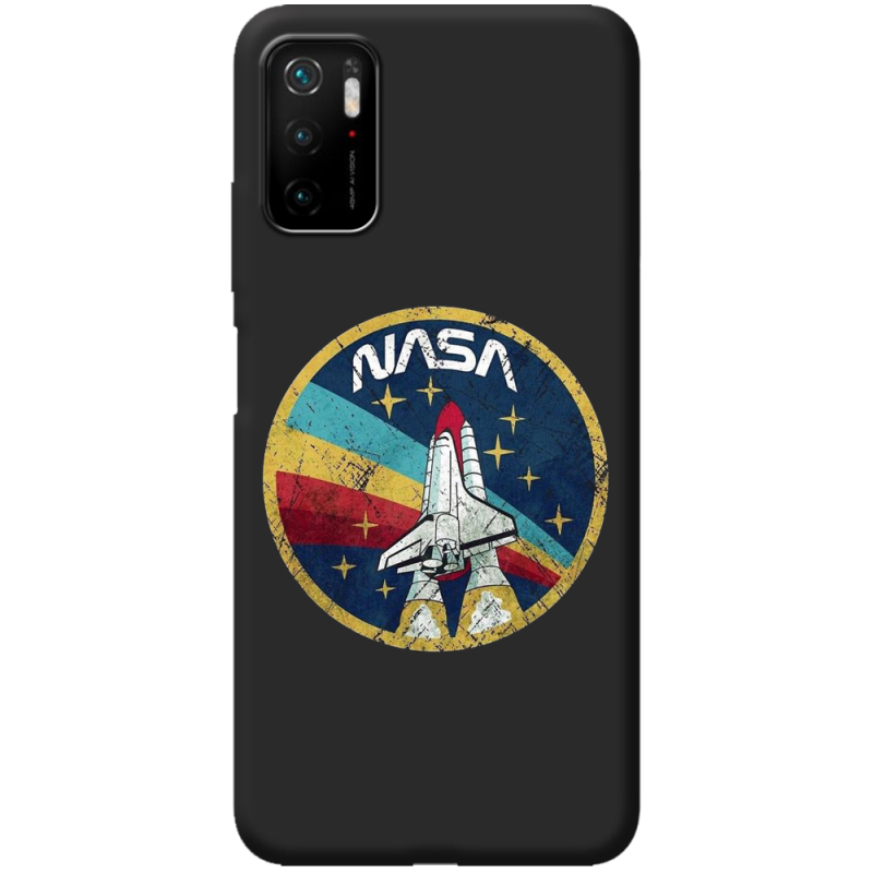 Черный чехол BoxFace Poco M3 Pro NASA