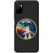 Черный чехол BoxFace Poco M3 Pro NASA